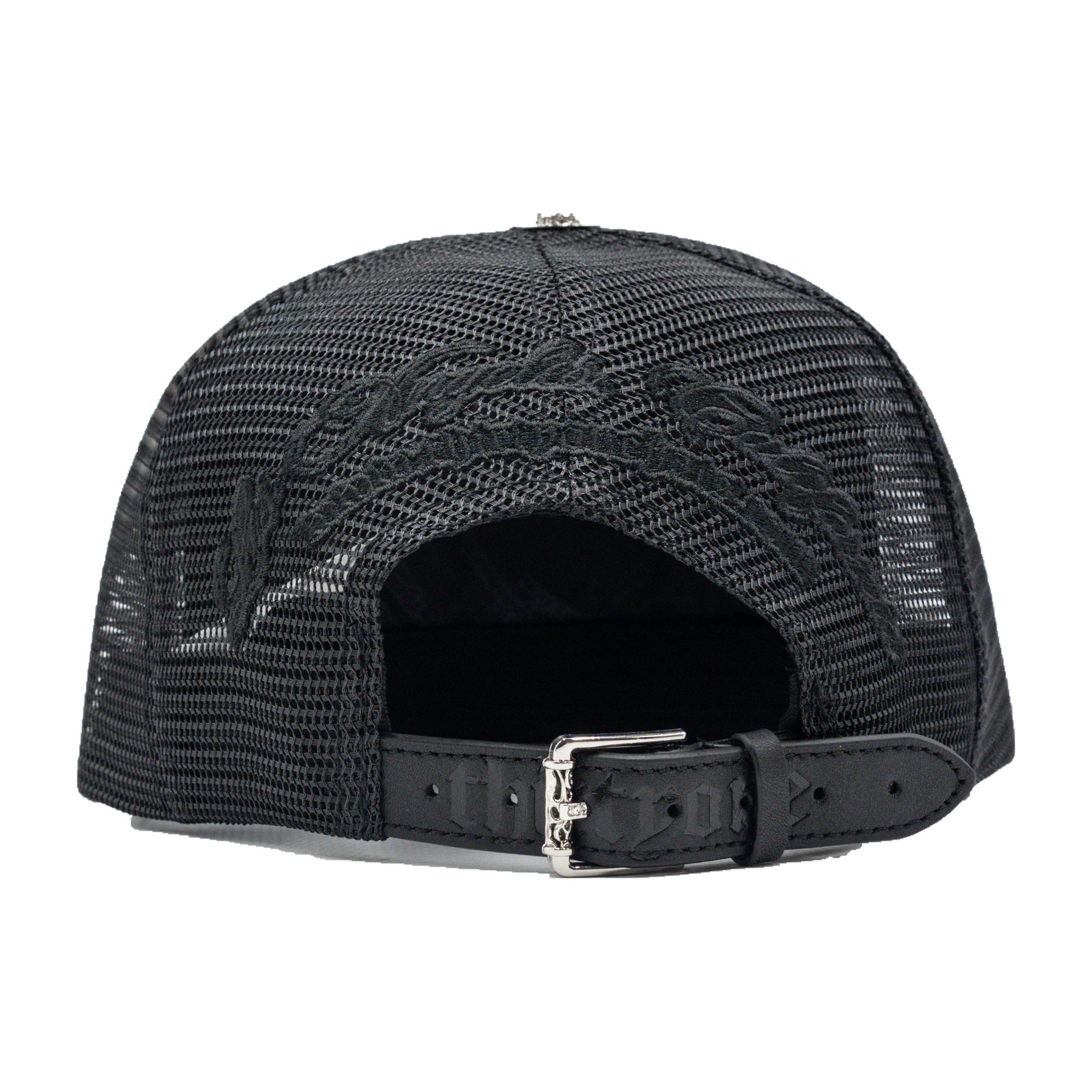 3ONE BLACK/BLACK flat brim — studio photograph DSC00118