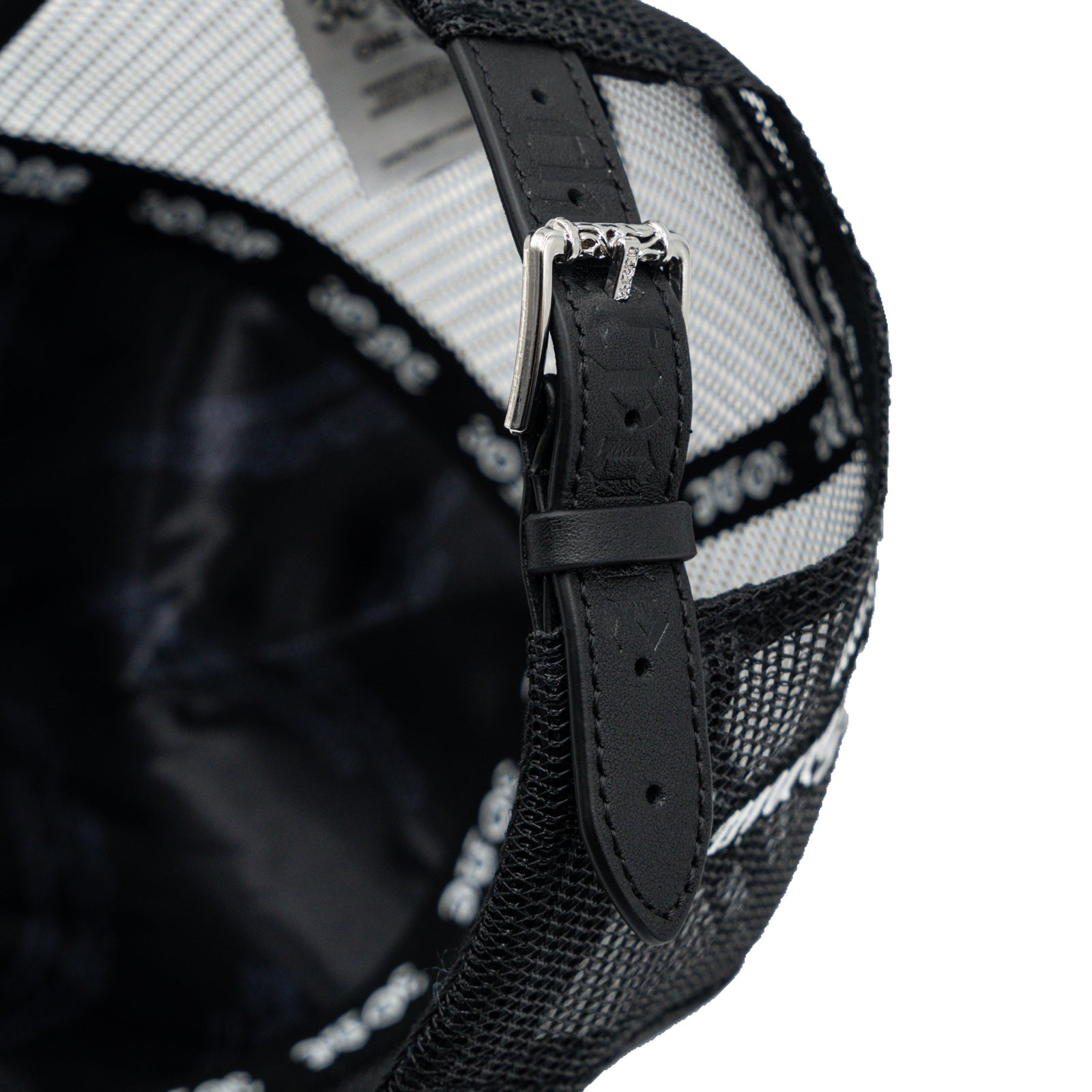 3ONE BLACK/BLACK flat brim — studio photograph DSC00185