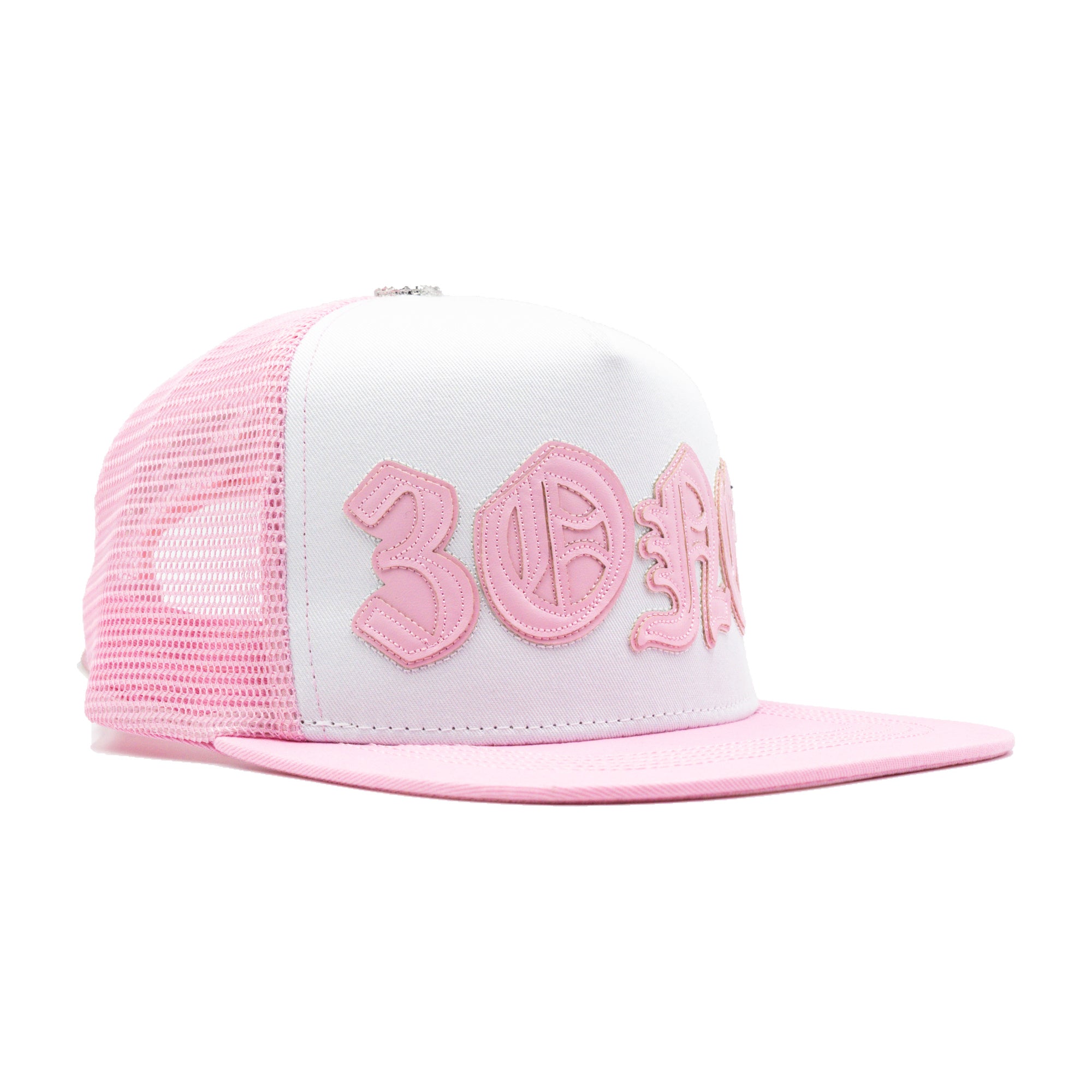 3ONE PINK flat brim — studio photograph DSC00142