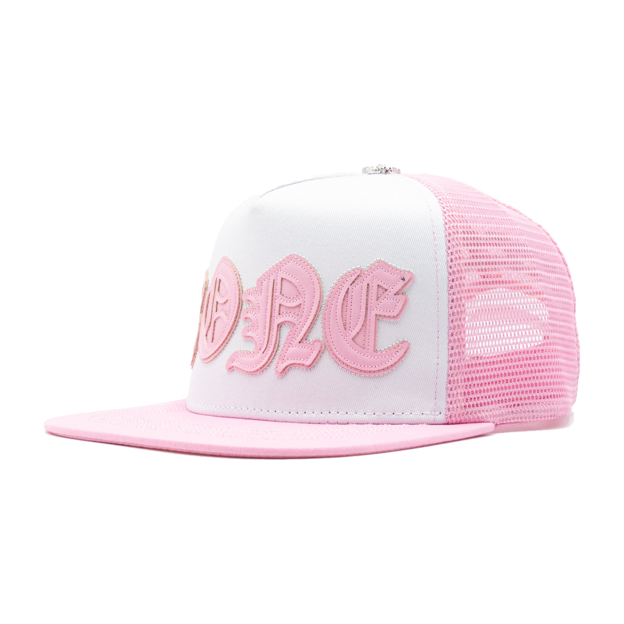 3ONE PINK flat brim — studio photograph DSC00144