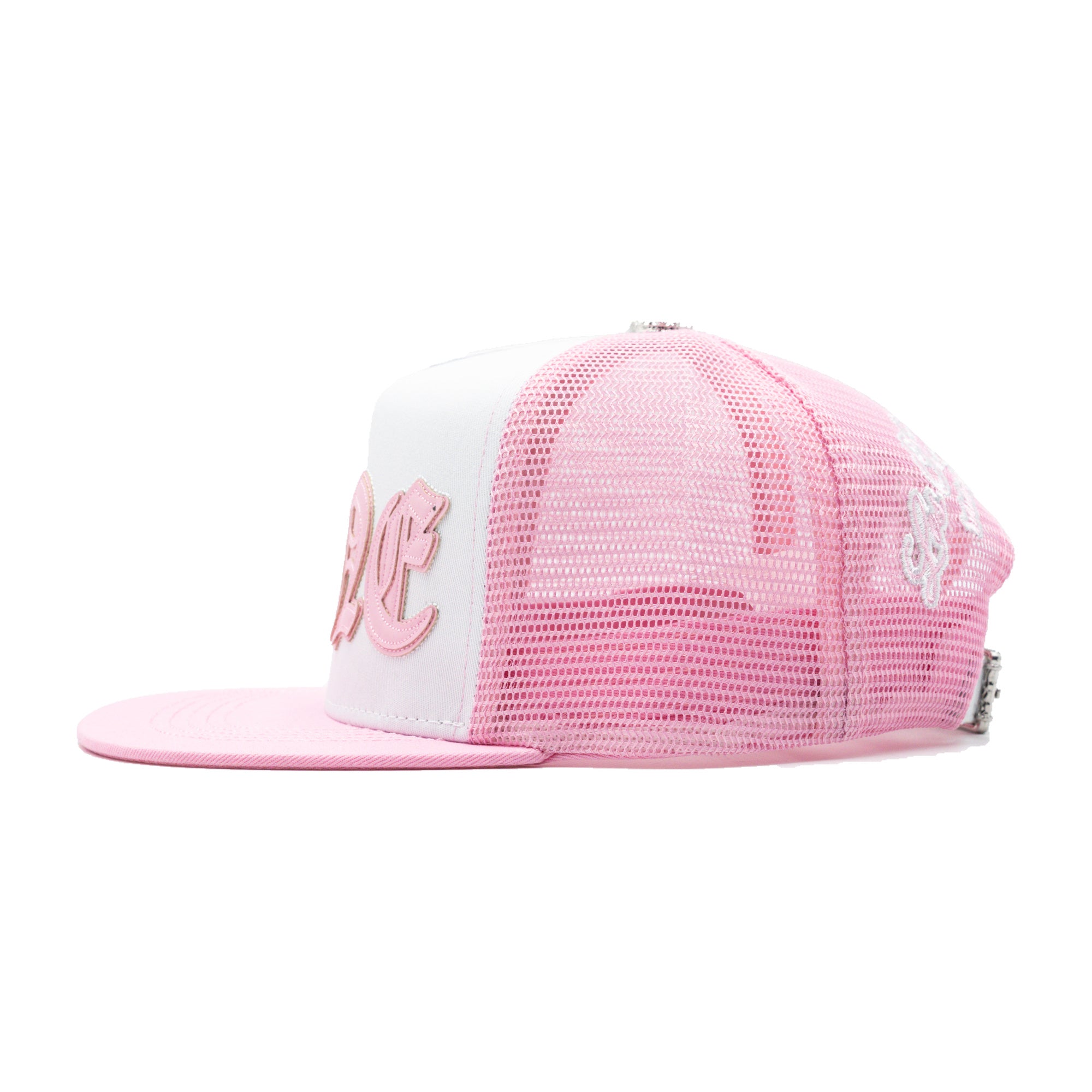 3ONE PINK flat brim — studio photograph DSC00147