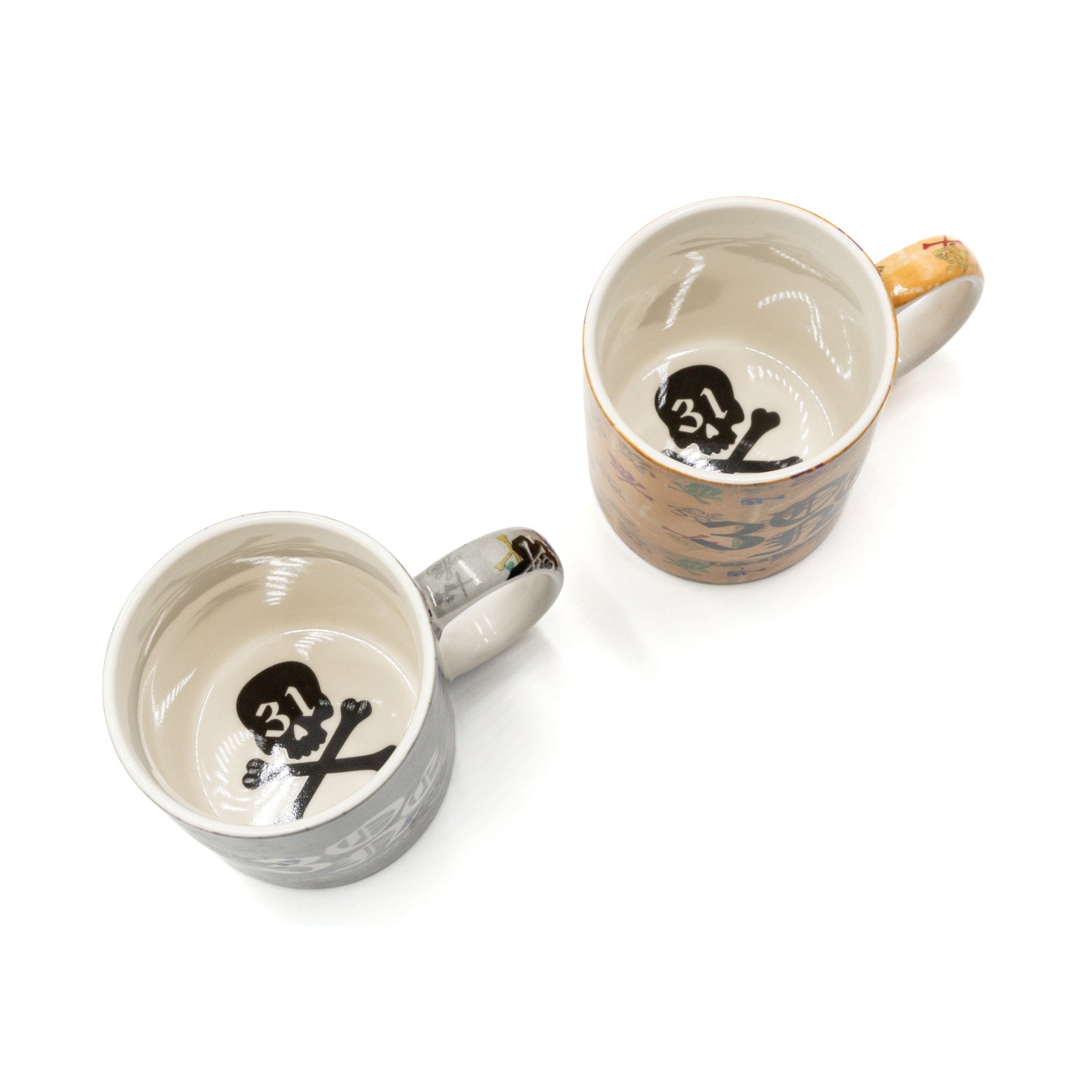 3ONE MUG SET — pair, interior view