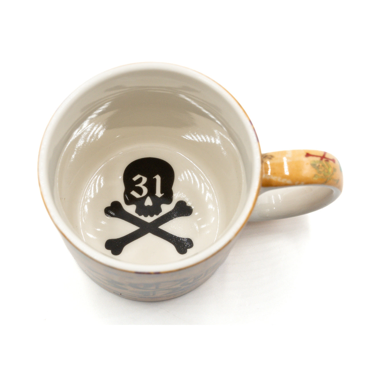3ONE MUG SET — wood graphic, interior detail